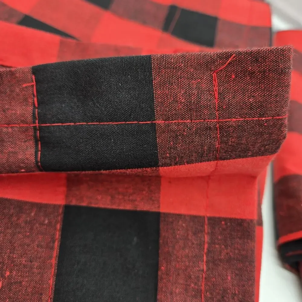 Buffalo Plaid Curtains 2 Panels 52x62
